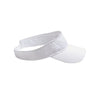 Anvil White Solid Low-Profile Twill Visor