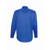 SOL'S Men's Royal Blue Bel-Air Long Sleeve Twill Shirt