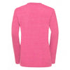 Russell Youth Pink Marl Long Sleeve HD T-Shirt