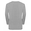 Russell Youth Silver Marl Long Sleeve HD T-Shirt