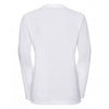 Russell Youth White Long Sleeve HD T-Shirt