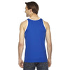 American Apparel Unisex Royal Blue/White Fine Jersey Tank