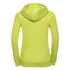 Russell Women's Lime Authentic Zip Hooded Sweatshirt