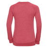 Russell Women's Red Marl HD Raglan Sweatshirt