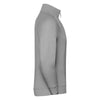 Russell Men's Silver Marl HD Zip Neck Sweatshirt
