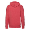 Russell Men's Red Marl HD Zip Hooded Sweatshirt