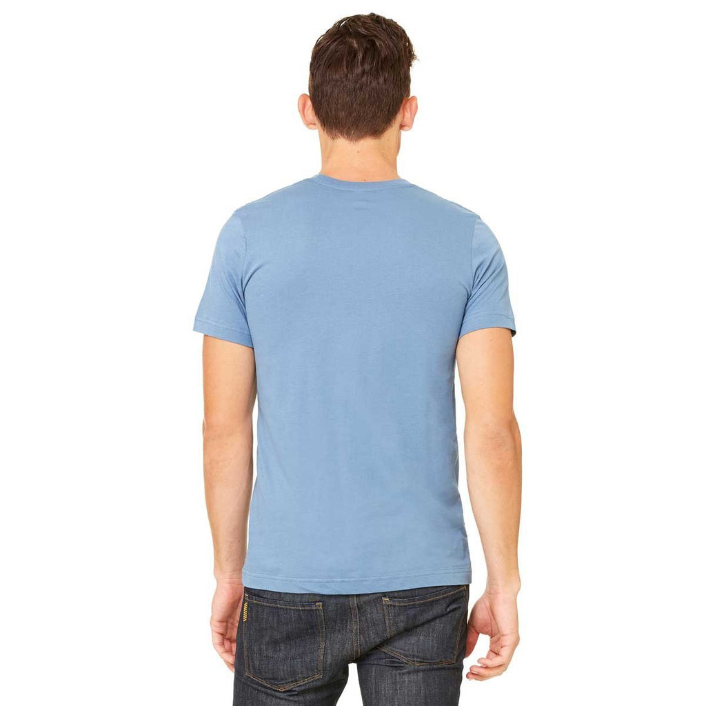 Bella + Canvas Unisex Steel Blue Jersey Short-Sleeve T-Shirt