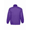 SOL'S Unisex Dark Purple Surf Windbreaker Jacket