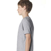 Next Level Boy's Heather Gray Premium Short-Sleeve Crew Tee