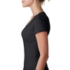 Next Level Women's Black Sporty V-Neck Tee