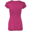 Next Level Women's Raspberry Sporty V-Neck Tee