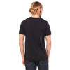 Bella + Canvas Unisex Solid Black Triblend Short-Sleeve V-Neck T-Shirt