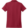 Nike Women's Red Dri-FIT S/S Pebble Texture Polo