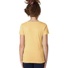 Next Level Girl's Banana Cream Princess CVC Tee