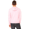Bella + Canvas Unisex Neon Pink Full-Zip Hoodie