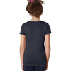 Next Level Girl's Midnight Navy Adorable V-Neck Tee