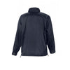 SOL'S Men's Navy Mistral Lined Windbreaker Jacket