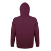 SOL'S Unisex Burgundy Snake Hooded Sweatshirt