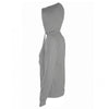SOL'S Women's Grey Marl Seven Zip Hooded Sweatshirt