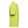 Russell Men's Lime Poly/Cotton Pique Polo Shirt