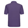 Russell Men's Purple Poly/Cotton Pique Polo Shirt