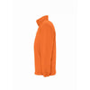 SOL'S Men's Orange Ness Zip Neck Fleece