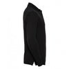 Russell Men's Black Classic Long Sleeve Cotton Pique Polo Shirt
