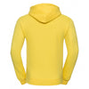 Russell Men's Yellow Hooded Sweatshirt