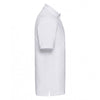 Russell Men's White Hardwearing Poly/Cotton Pique Polo Shirt