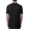 Next Level Men's Black Premium CVC V-Neck Tee