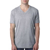 Next Level Men's Dark Heather Gray Premium CVC V-Neck Tee