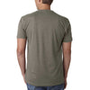 Next Level Men's Warm Gray Premium CVC V-Neck Tee