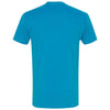 Next Level Men's Turquoise Premium Fitted Sueded Crew