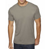 Next Level Men's Warm Gray Premium Fitted Sueded Crew