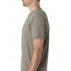 Next Level Men's Warm Gray Premium Fitted Sueded Crew