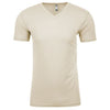 6440-next-level-beige-v-neck-tee