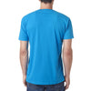 Next Level Men's Turquoise Premium Fitted Sueded V-Neck Tee