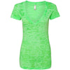 6540-next-level-women-neon-green-v-tee