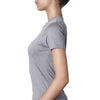 Next Level Women's Dark Heather Gray CVC Crew Tee