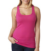 Next Level Women's Raspberry Jersey Racerback Tank