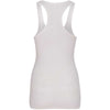 Next Level Women's White Jersey Racerback Tank