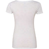 Next Level Women Heather White Triblend Scoop Tee