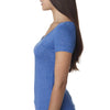 Next Level Women Vintage Royal Triblend Scoop Tee