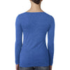 Next Level Women's Vintage Royal Triblend Long-Sleeve Scoop Tee