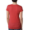 Next Level Women's Vintage Red Triblend Deep-V Tee