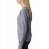 Next Level Women's Heather Gray Terry Long-Sleeve Scoop Tee