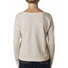 Next Level Women's Sand Terry Long-Sleeve Scoop Tee