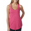 Next Level Women's Hot Pink Terry Racerback Tank