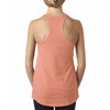 Next Level Women's Light Orange Terry Racerback Tank