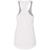 Next Level Women's White Terry Racerback Tank